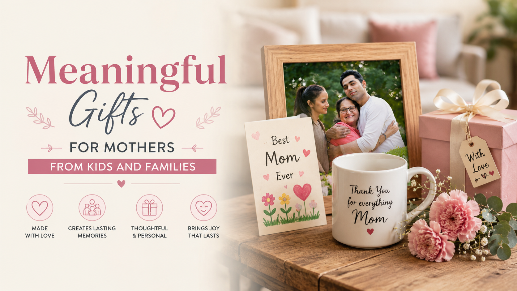 Meaningful Gifts for Mothers from Kids and Families