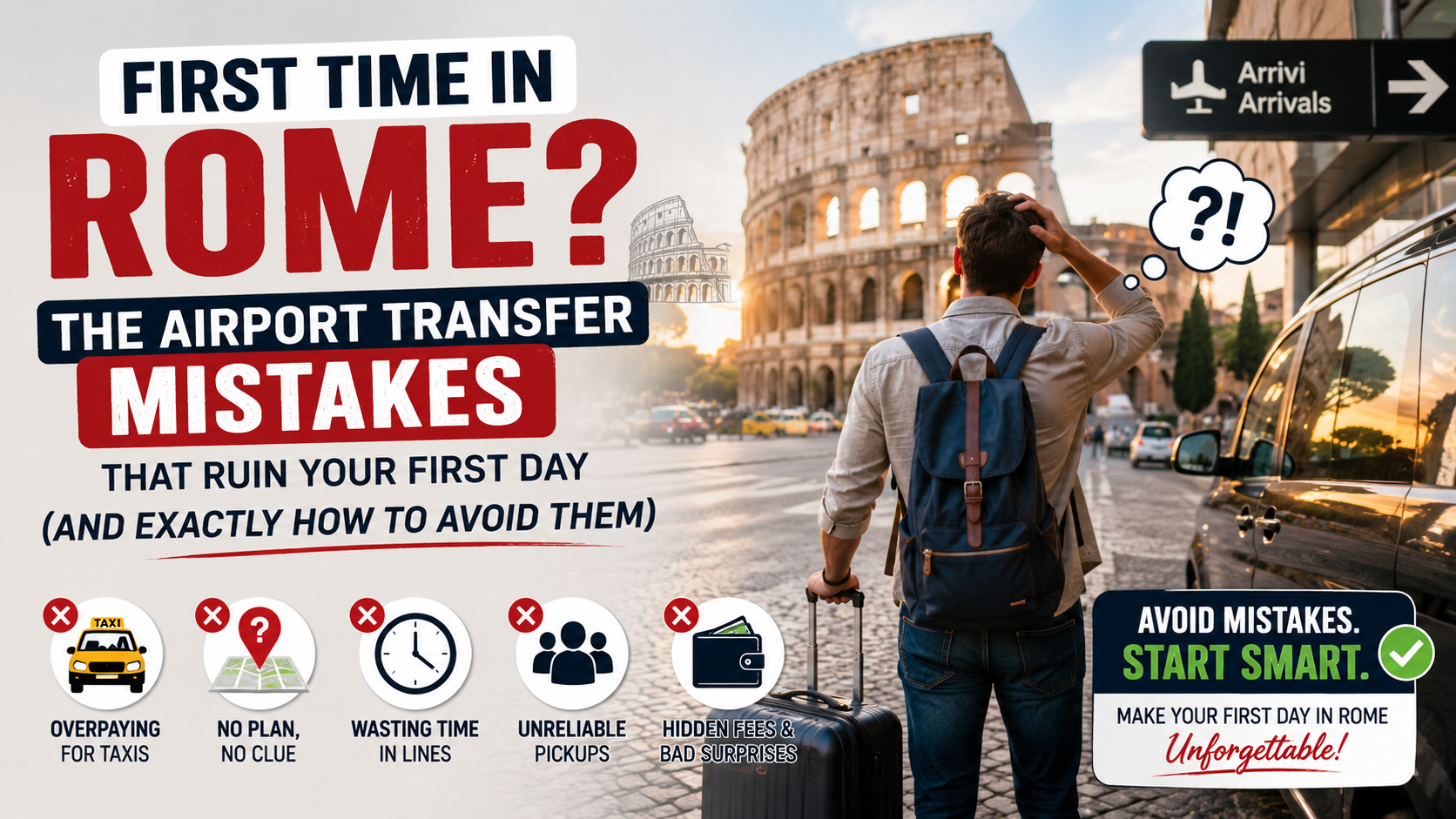 Rome Airport Transfer Mistakes First-Time Travelers Must Avoid