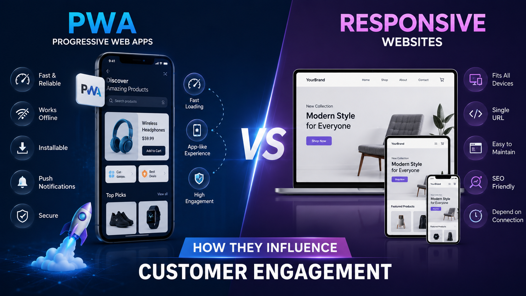 PWA vs Responsive Websites