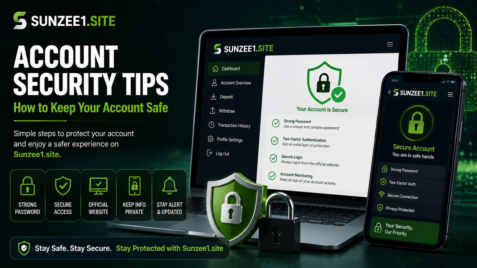 Sunzee1.site Account Security Tips: How to Keep Your Account Safe